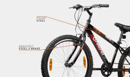 FIREFOX BIKES Ironman 6S 24 T BMX Cycle (6 Gear, Black) (OPEN BOX) FIREFOX BIKES Ironman 6S 24 T BMX Cycle (6 Gear, Black) (OPEN BOX)
